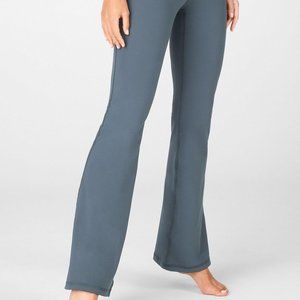 Fabletics Slate Blue Flare Leggings
